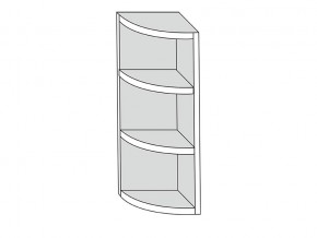 19.30.0р Полка угловая (h=913) радиусная  ЛДСП УНИ в Кусе - kusa.магазин96.com | фото