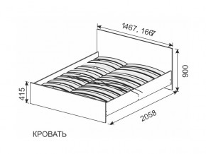 Кровать 1600х2000 ортопедическое основание в Кусе - kusa.магазин96.com | фото