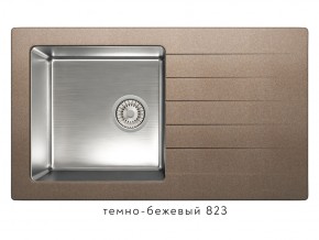 Мойка комбинированная Tolero twist TTS-860 Темно-бежевый 82 в Кусе - kusa.магазин96.com | фото