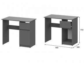 Стол письменный 900 Денвер Графит серый в Кусе - kusa.магазин96.com | фото
